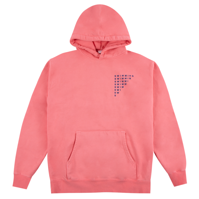 Mac Miller Swimming Wave Heavyweight Hoodie - Coral