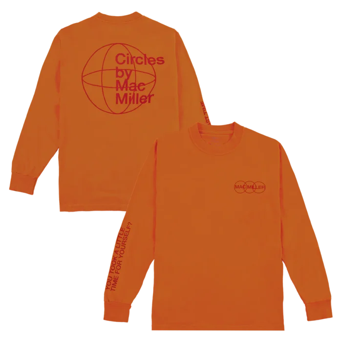 Take a Little Time Orange Long Sleeve